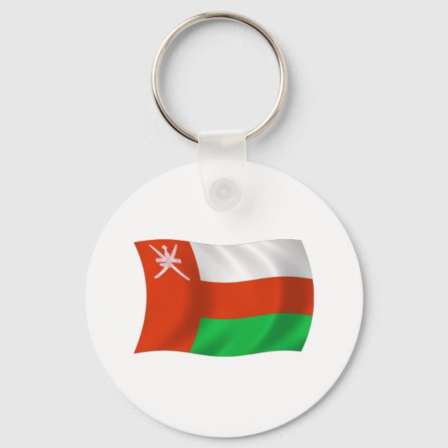 Oman Flag Keychain (Front)
