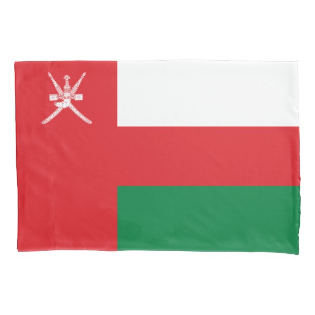 Oman Flag Pillow Case (Front)