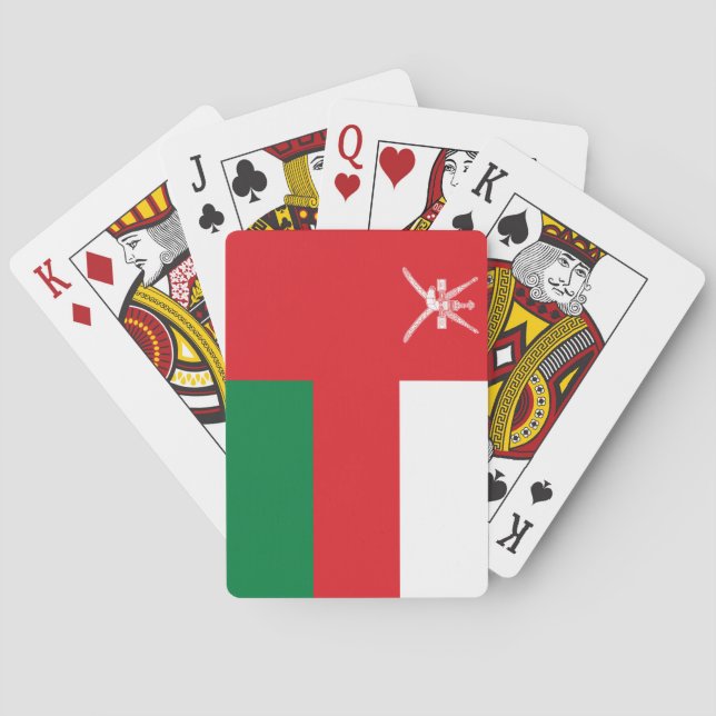 Oman Flag Poker Cards (Back)
