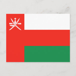 Oman Flag Postcard