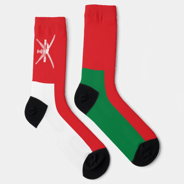 Oman Flag Socks (Right)