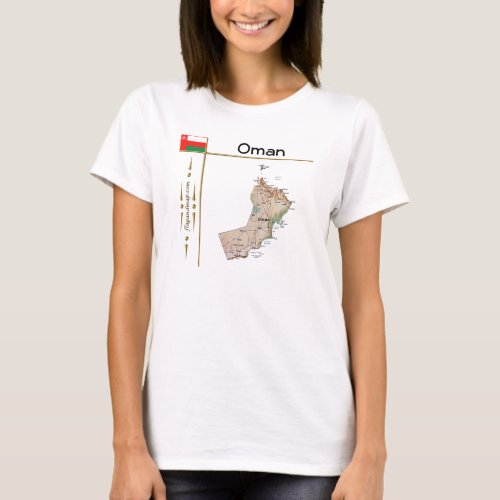 Oman Map  Flag  Title T_Shirt