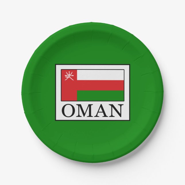 Oman Paper Plates (Front)