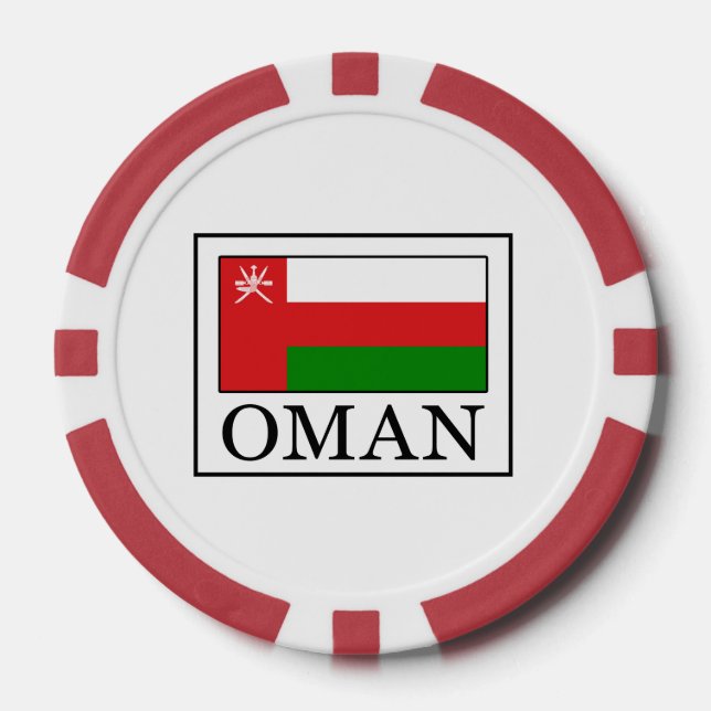 Oman Poker Chips (Front)