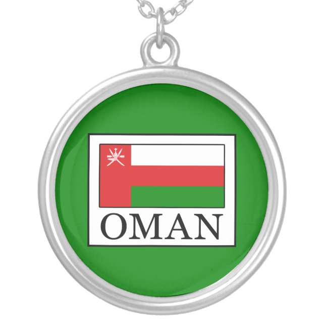Oman Silver Plated Necklace (Front)