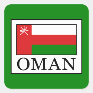 Oman Square Sticker