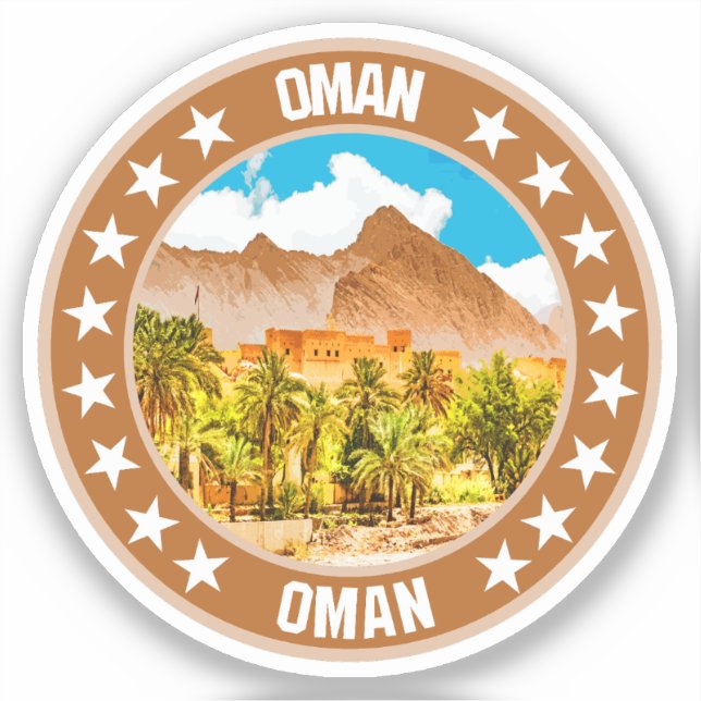 Oman                                               sticker (Front)