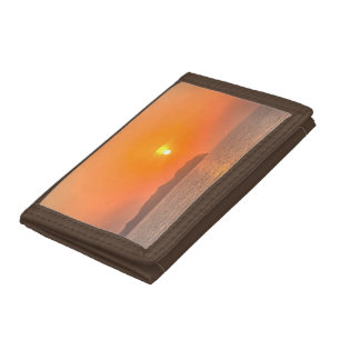 Oman Sunset from The Ship Trifold Wallet