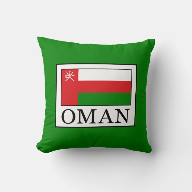 Oman Throw Pillow (Front)