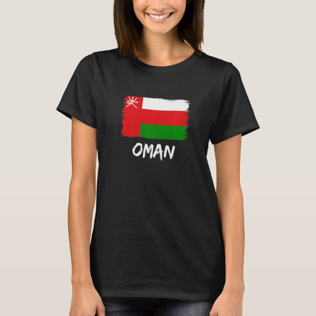 Omani Flag Oman   T-Shirt (Front)