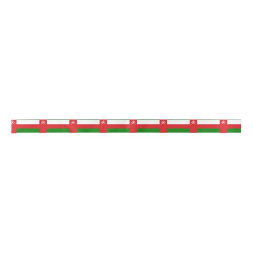 Omani flag satin ribbon