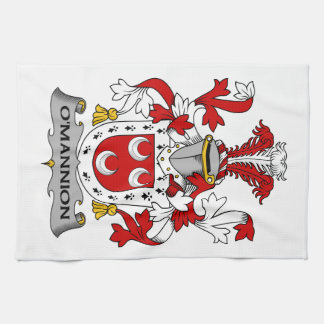 O'Mannion Family Crest Kitchen Towel