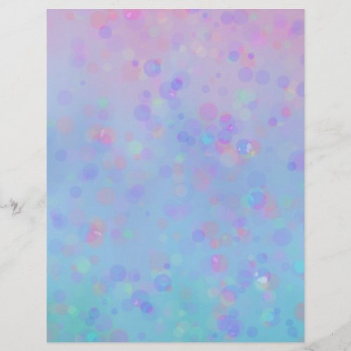 Ombre Aqua Blue Purple Pink Design Craft Paper