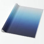 Ombre Blue Wrapping Paper