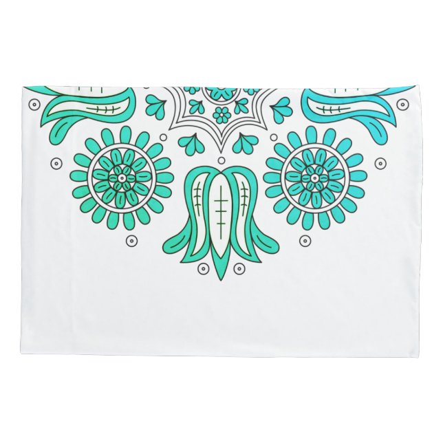 Ombre Boho Pillow Case (Back)