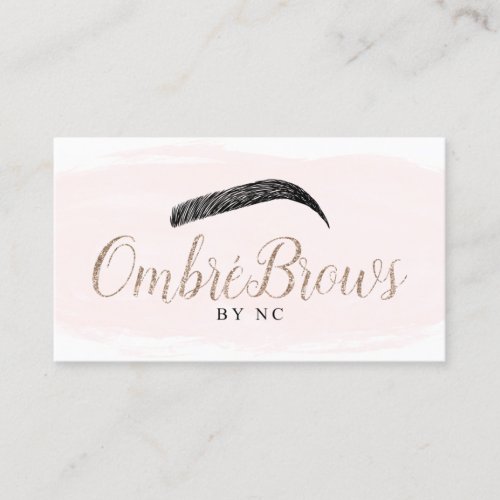 Ombre Brows Custom Business Cards