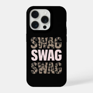 Ombre Charcoal Swag iPhone 15 Pro Case