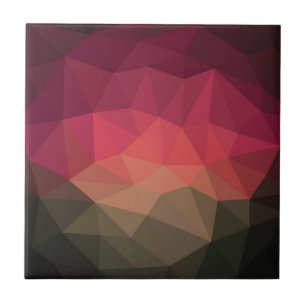 Ombre crystal effect geometric modern desig ceramic tile