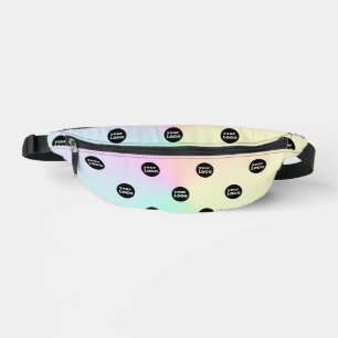 Ombre Custom Business Logo Pattern Fanny Pack