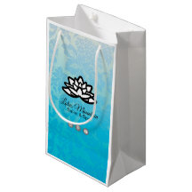 Ombre Damask Customizable Shopping Bag