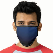 Ombre Dark Blue Face Mask (Worn Him)