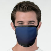 Ombre Dark Blue Face Mask (Worn Him)
