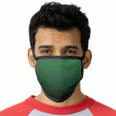Ombre Dark Green Face Mask (Worn Him)