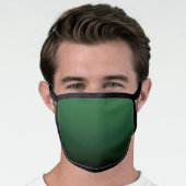 Ombre Dark Green Face Mask (Worn Him)