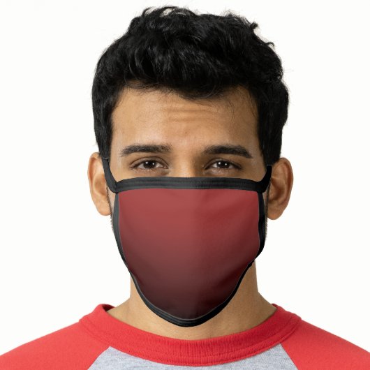 Ombre Dark Red Face Mask (Worn Him)