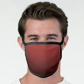 Ombre Dark Red Face Mask (Worn Him)