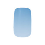 Ombre Dazzling Blue To Placid Blue Minx Nail Art at Zazzle