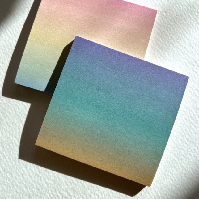 Ombré Dusk Notes (Dusk ombré notes from Joy Design. (And rainbow ombré, too!))
