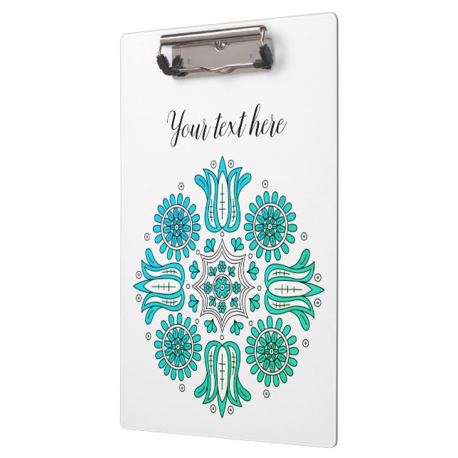 Ombre Flower Decoration  Clipboard (Left)