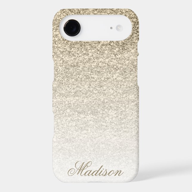 Ombre Gold Glitter iPhone 6+ Case (Back)