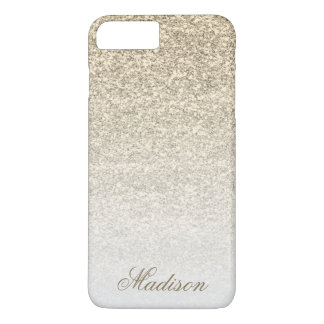 Ombre Gold Glitter iPhone 7+ Case