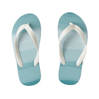 Ombre Gradient Pattern Cool Flip Flops by Personalizedbydiane at Zazzle