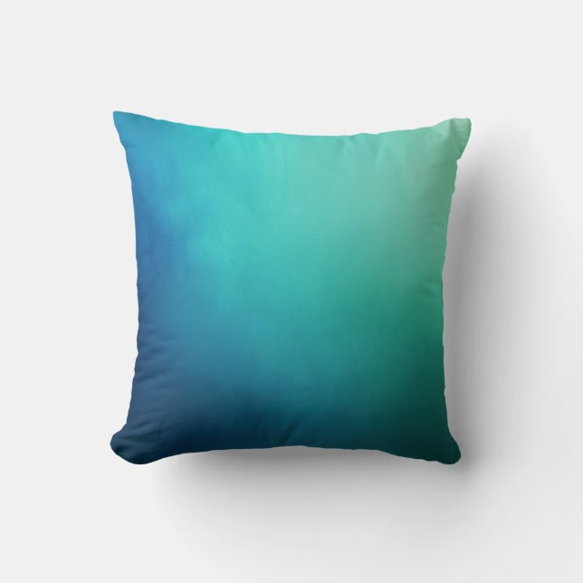 Ombre Gradient Throw Pillow (Front)