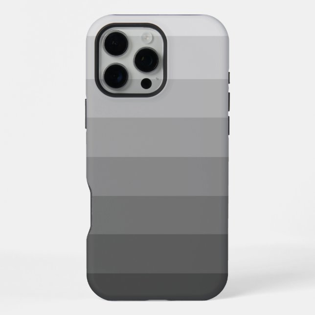 Ombre Gray Tones Gradient  iPhone Case (Back)