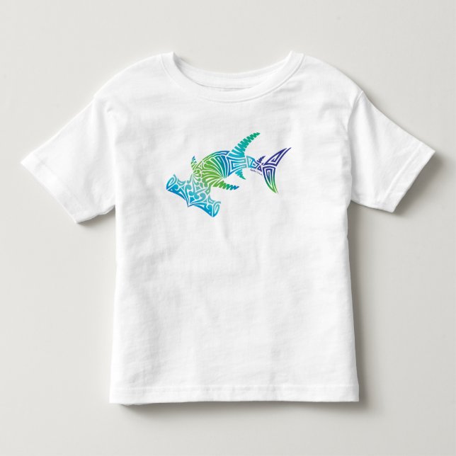 Ombre Hammerhead Toddler T-shirt (Front)