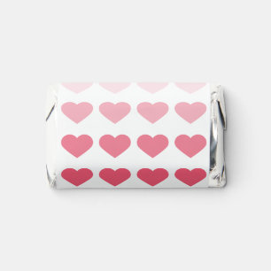 Ombre Hearts Valentine's Day Fill in the Blank Hershey's Miniatures