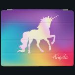 Ombre Holographic Iridescent Unicorn Magical iPad Smart Cover<br><div class="desc">Adorable magical unicorn. An elegant and sophisticated design.</div>
