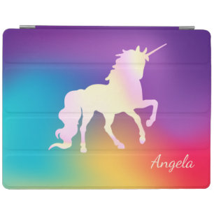 Ombre Holographic Iridescent Unicorn Magical iPad Smart Cover