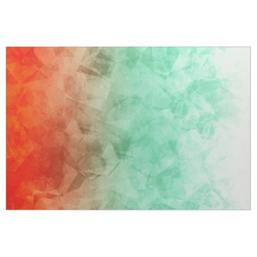 Ombre Ice Orange Mint Green ID115 Fabric