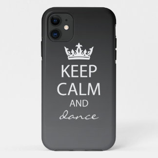 Ombre Keep Calm iPhone 5 Case-Mate Case (black)