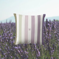 Ombre Lavender Field Strip & Personalized Monogram