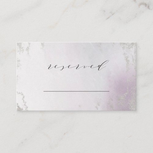 Ombre Lavender Purple Reserved Seating Wedding Place Card