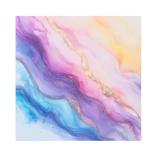 Ombre Love Metal Print