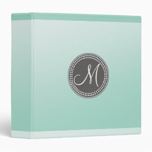 Ombre Mint Green Binder