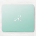 Ombre Mint Green Mouse Pad at Zazzle