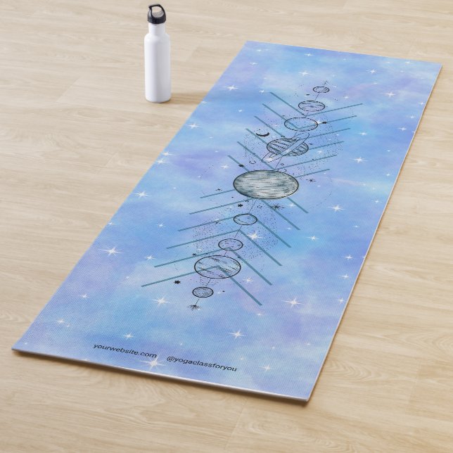 Ombre moons star Yoga instructor studio teacher Yoga Mat (In Situ)